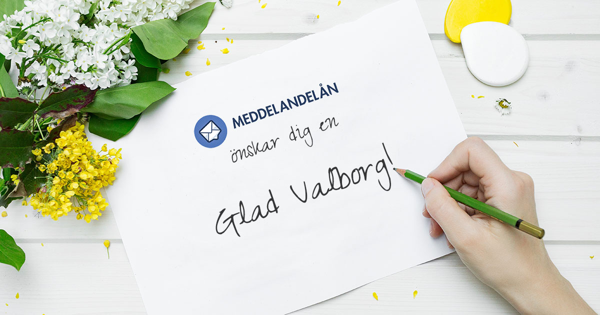Nyhet Meddelandelån påsköppet